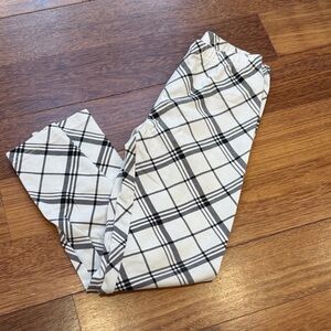 Polo by Ralph Lauren Black and White Plaid Kids Bottoms